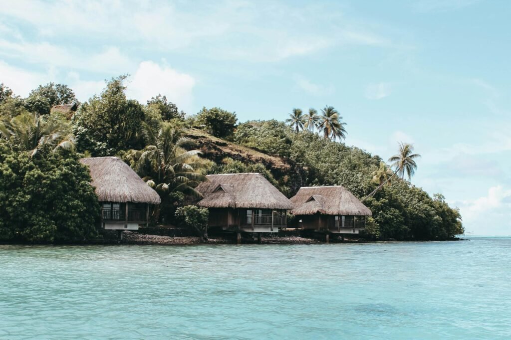 cottage near sea shore